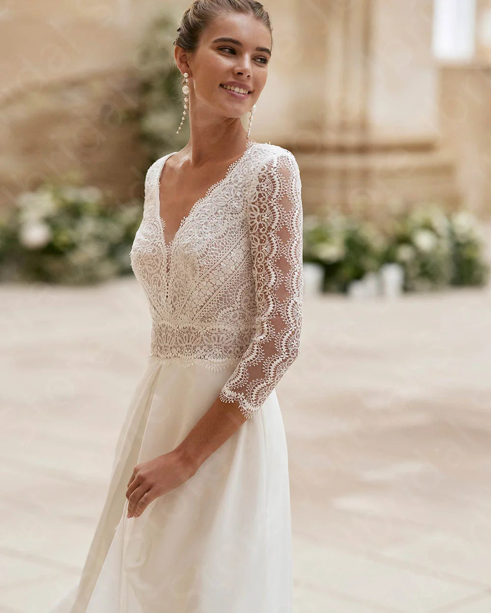 Wedding Jumpsuit Lace Bridal Pants Suit  Tulle Lux Bridal Company