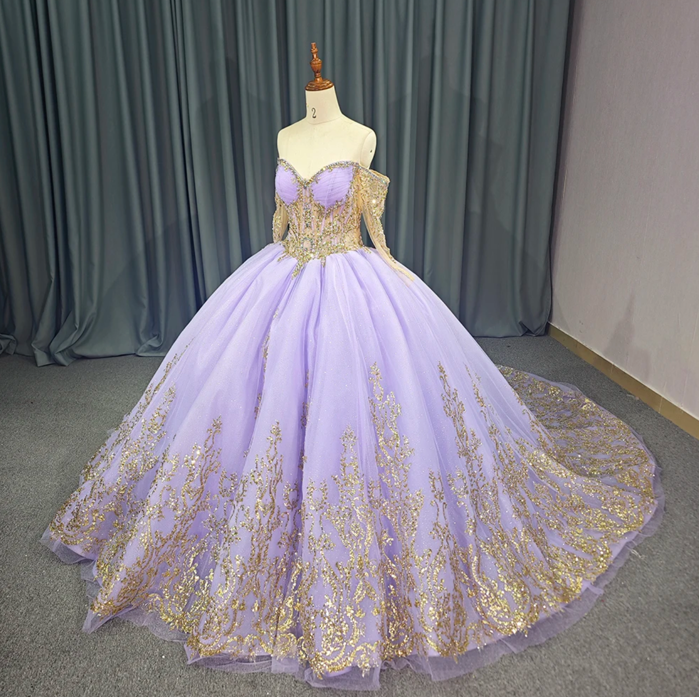 Quinceanera Ball Gown Purple Dress Lace Up Same As Photo / 10 Quinceanera Ball Gown Purple Dress Lace Up Same As Photo / 10