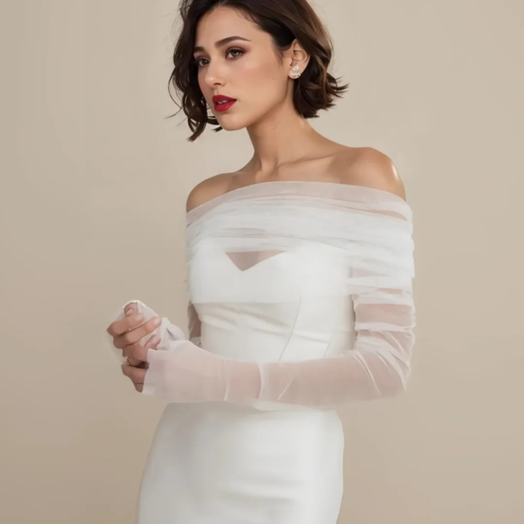 shoulder wraps for dresses Wrap Detachable Sleeve Wedding Dress Accessory fits up to 135 My Night Out Bandage DEAR LOVER Size:Us Size 8