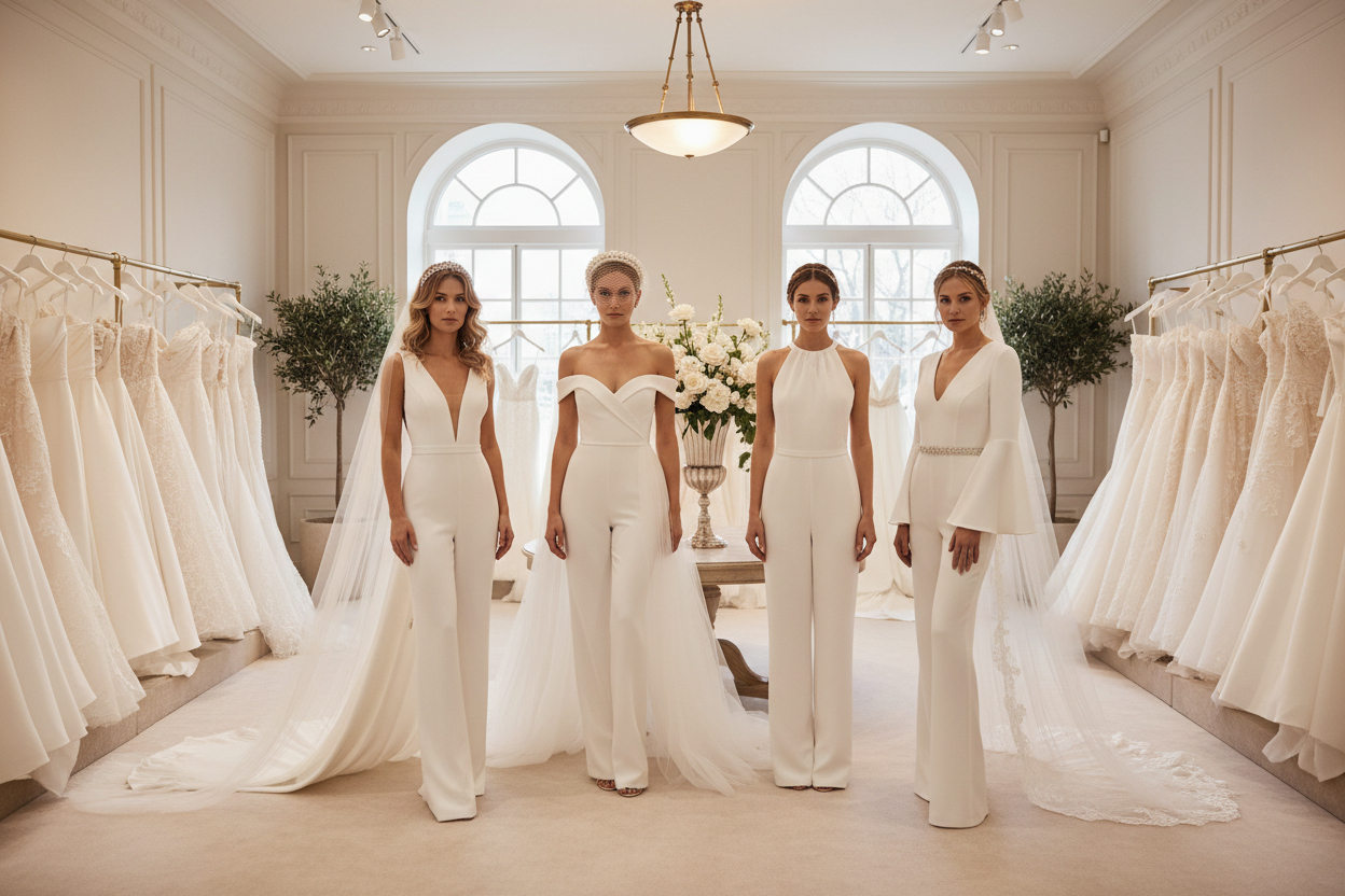 The Best Wedding Jumpsuits for an Elegant Reception Look