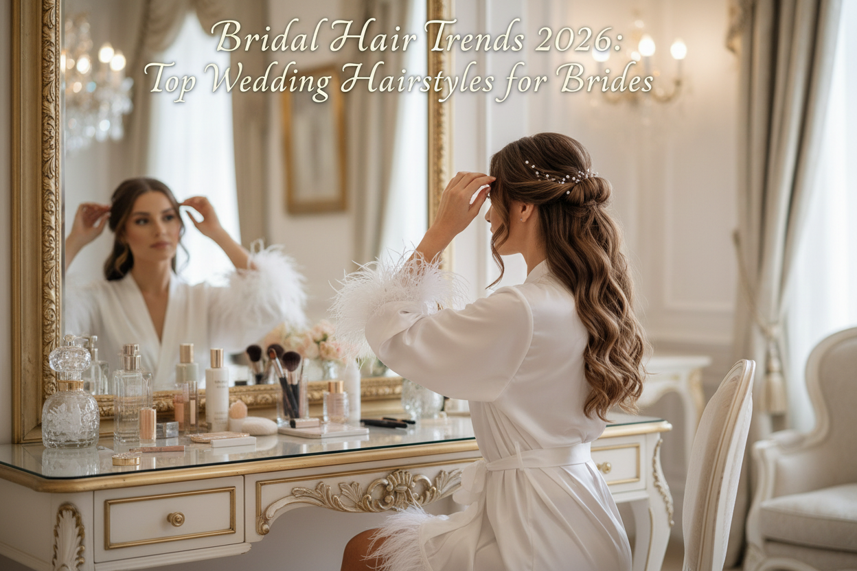 bridal hair trend blog post from tulle lux bridal company