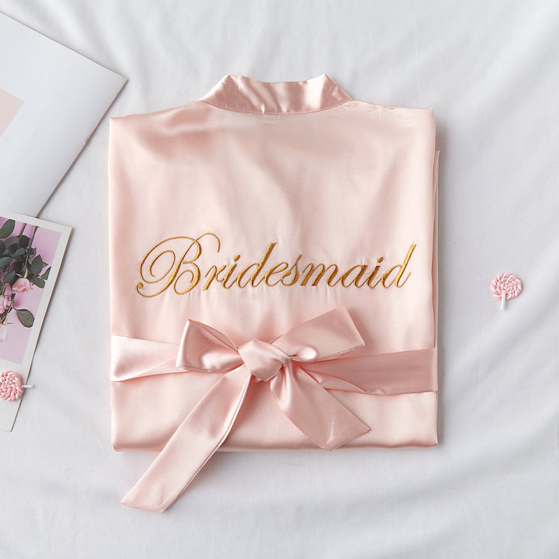 Bridesmaid Bridal Dressing Gown Night Gown
