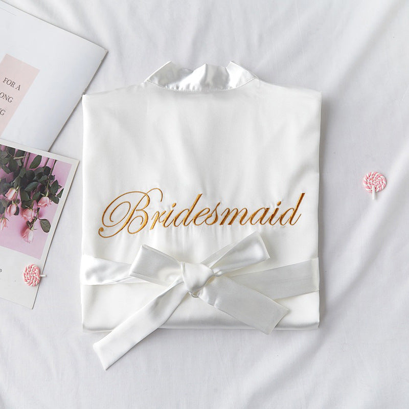 Bridesmaid Bridal Dressing Gown Night Gown