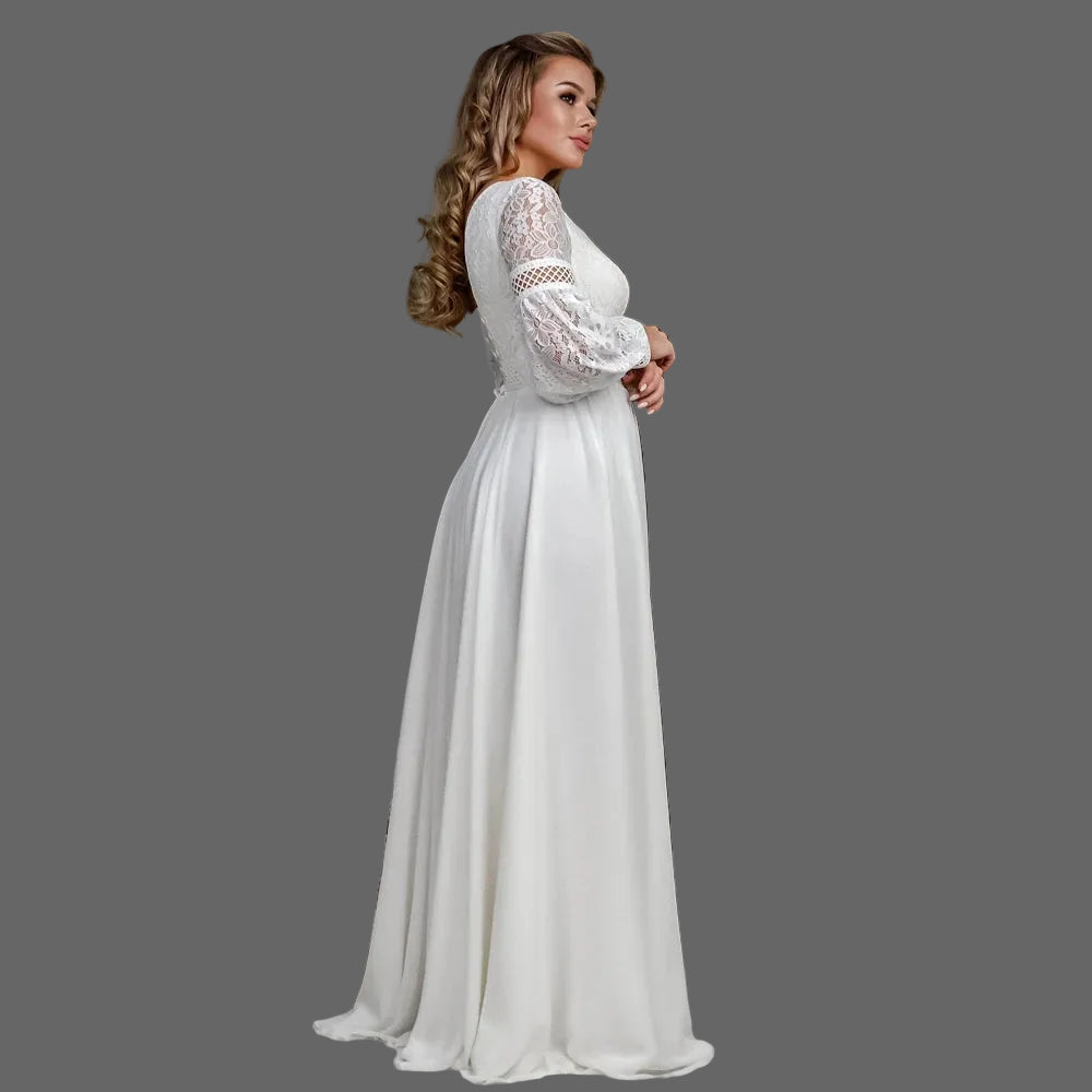 Plus Size Boho Wedding Dress - A Line Bohemian Bridal Gown Tulle Lux Bridal Company Plus Size Boho Wedding Dress - A Line Bohemian Bridal Gown Tulle Lux Bridal Company
