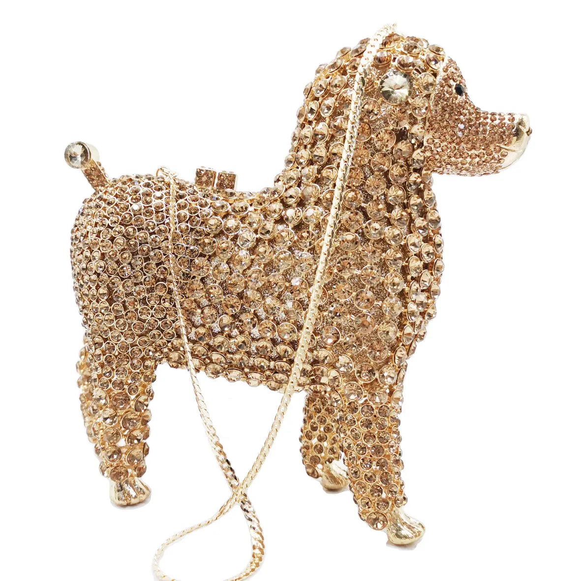 Beaded Clutch For Special Occasions Poodle Crystal Evening Bag, Indulge in luxury with our dainty crystal poodle clutch, p