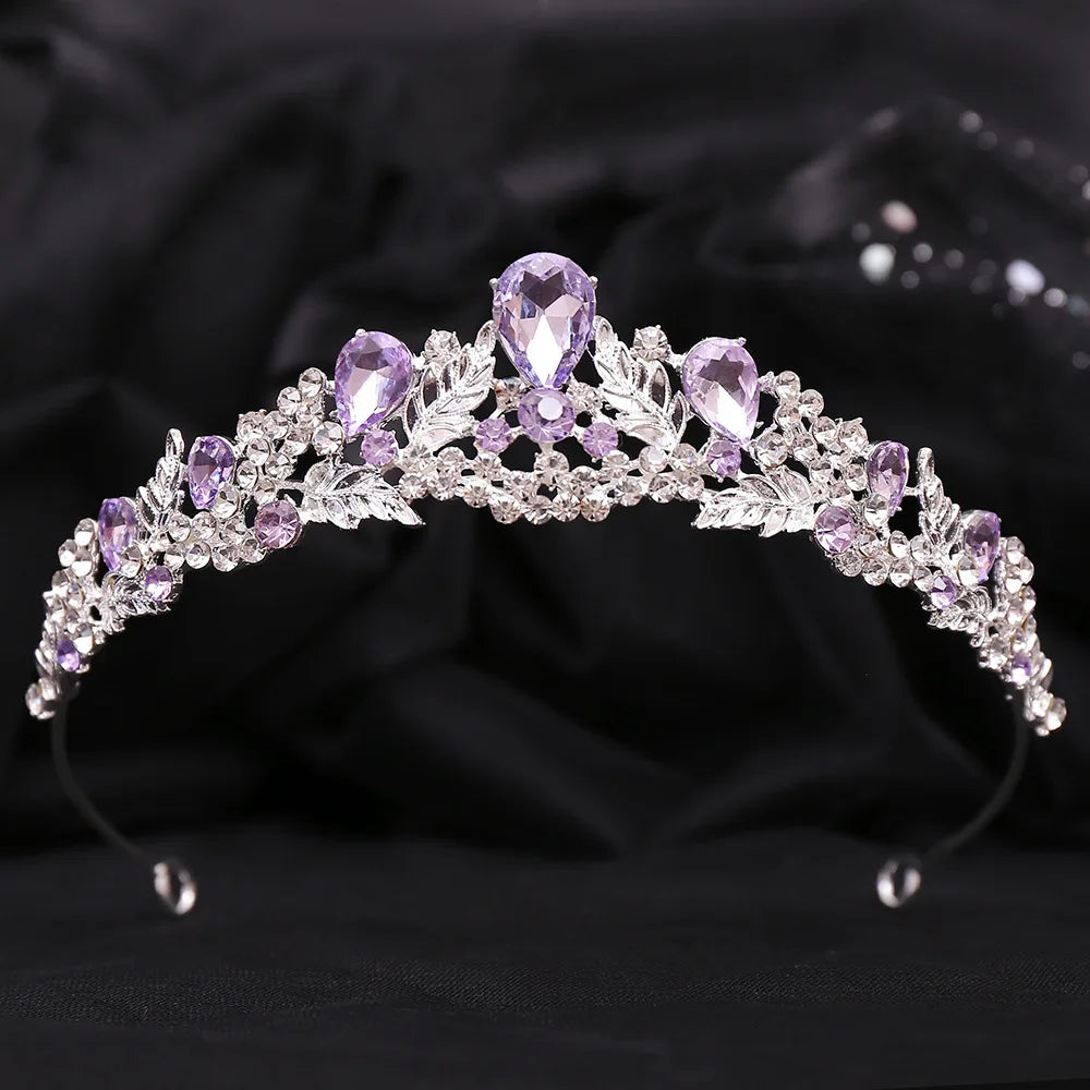 Wedding Tiara Crown Crystal Rhinestone Bridal Event Hair Accessory, Indulge in the ultimate luxury with our Crystal Bridal Tiaras Crowns