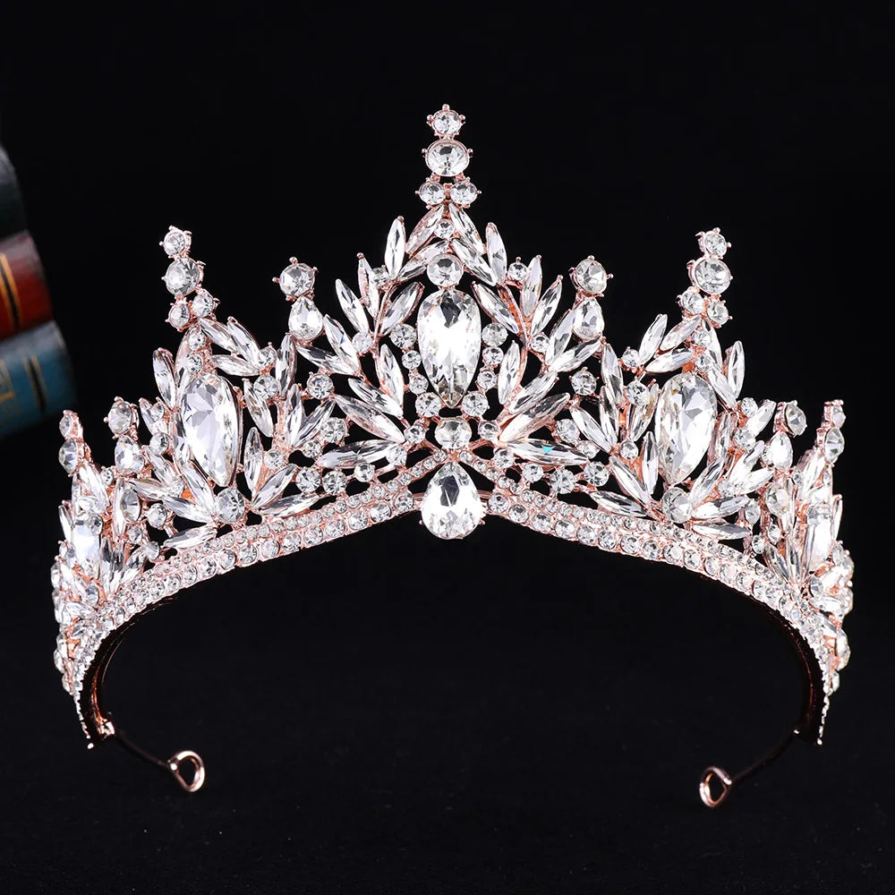 Crystal Birthday Party Tiara Crown Hair Accessory