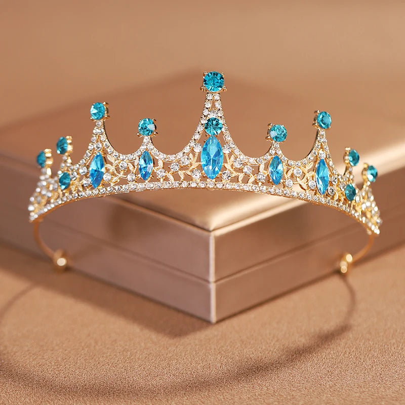 Bridal Tiara Crystal Crown Hair Accessory for Women, Feel like a queen on your special day with our Bridal Tiara Crown Hair Accessory!