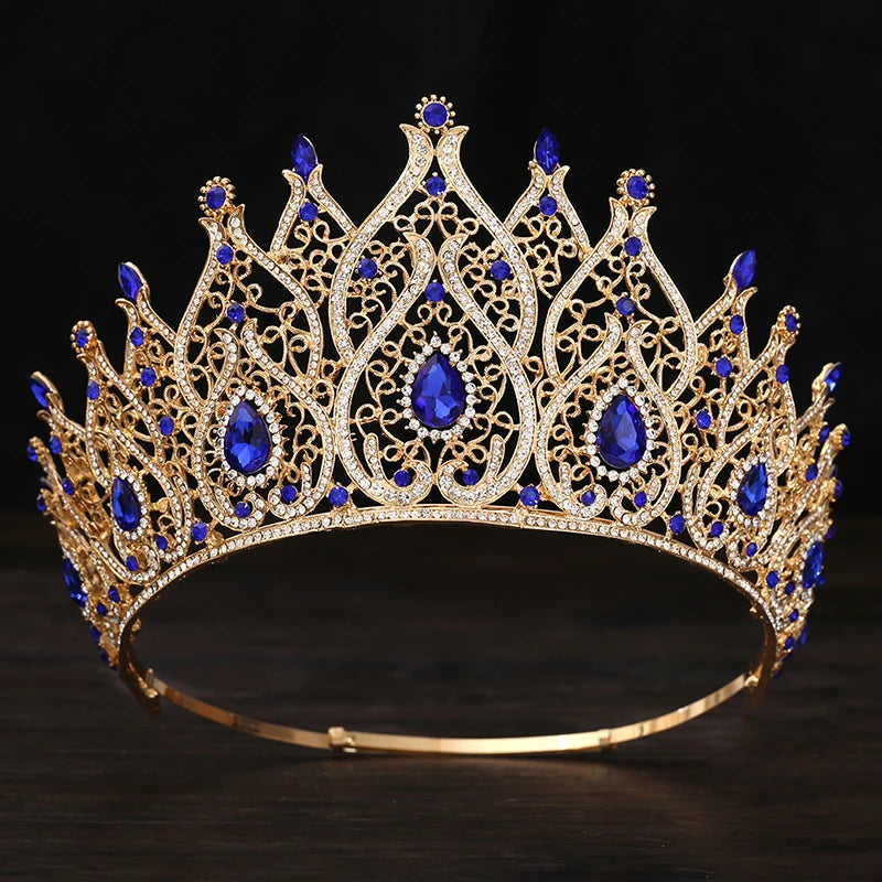 Beauty Pageant Accessory Crystal Pageant Crown - Tall Winners Tiara Accessory โ Tulle Lux Bridal ...