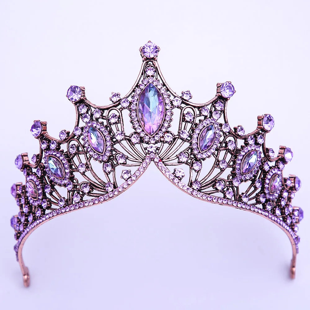 Birthday Party Crystal Tiara Crown Wedding Party Event Hair Accessory, Get ready to shine like royalty on your special day 