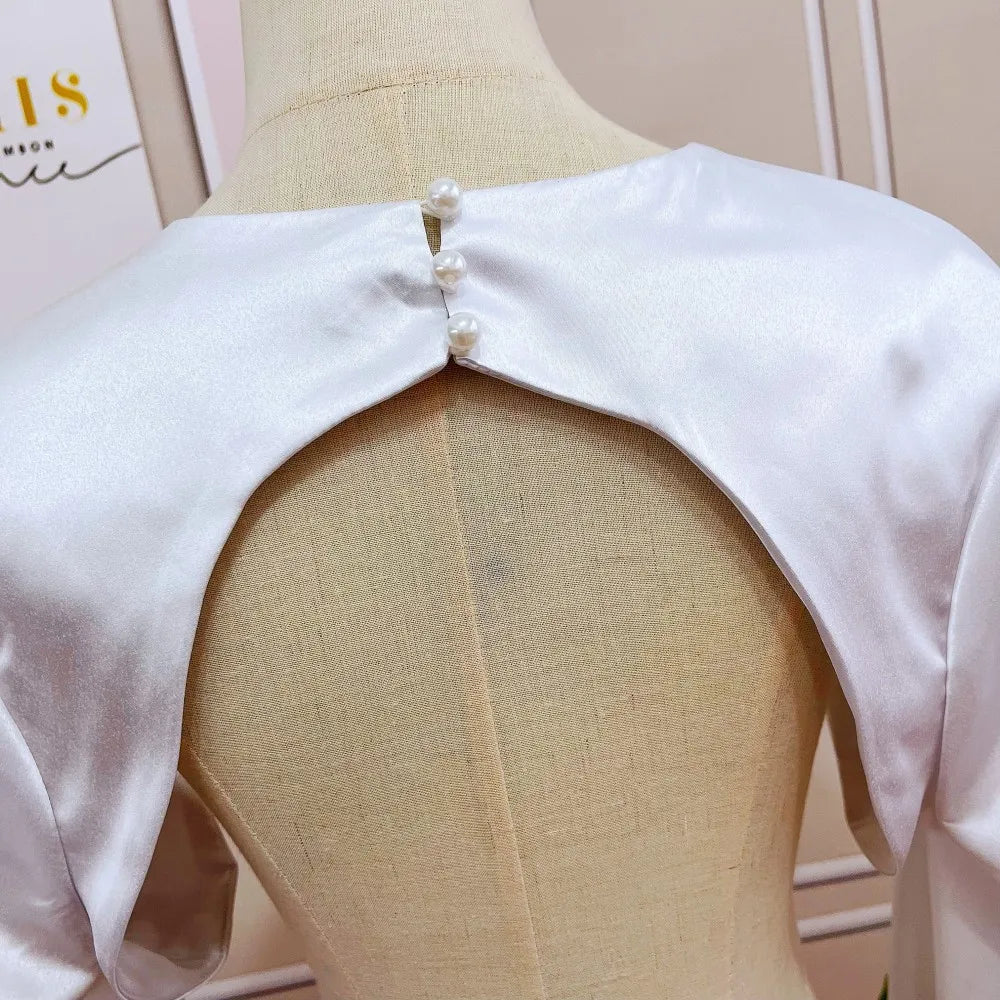 Detachable Sleeves Fashion Puffy Sleeves Bridal Accessory – Tulle Lux ...