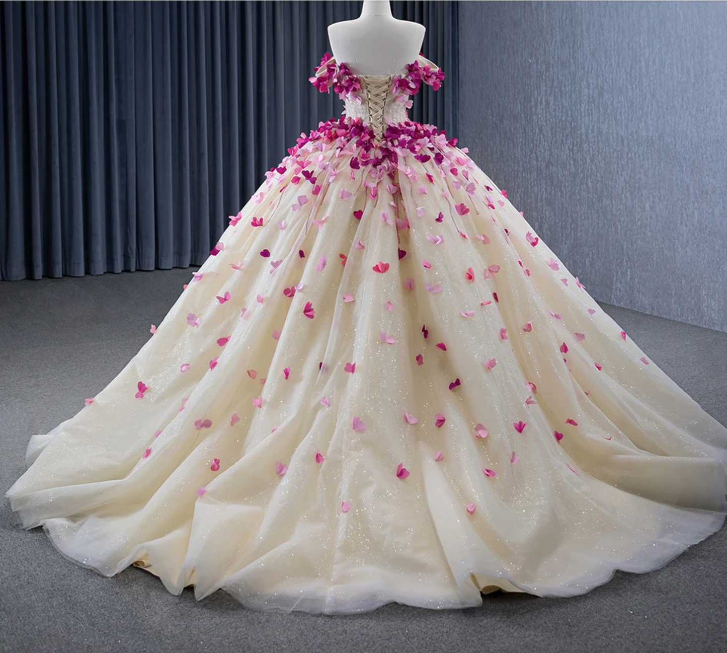 Quinceanera Dress Organza Ball Gown 