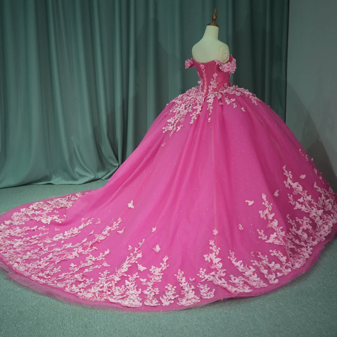 quinceanera dresses neon pink Morilee Vizcaya Spring 2024 Quinceanera Dresses