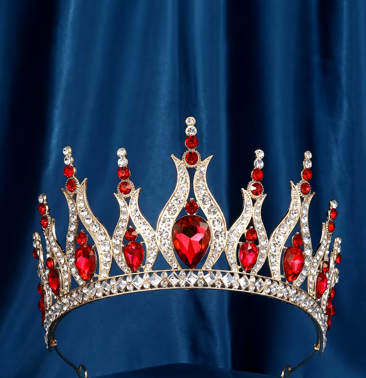 Pageant Winner Rings Pageant Tiara Crown Crystal Winners Hair Accessory – Tulle Lux Bridal ...