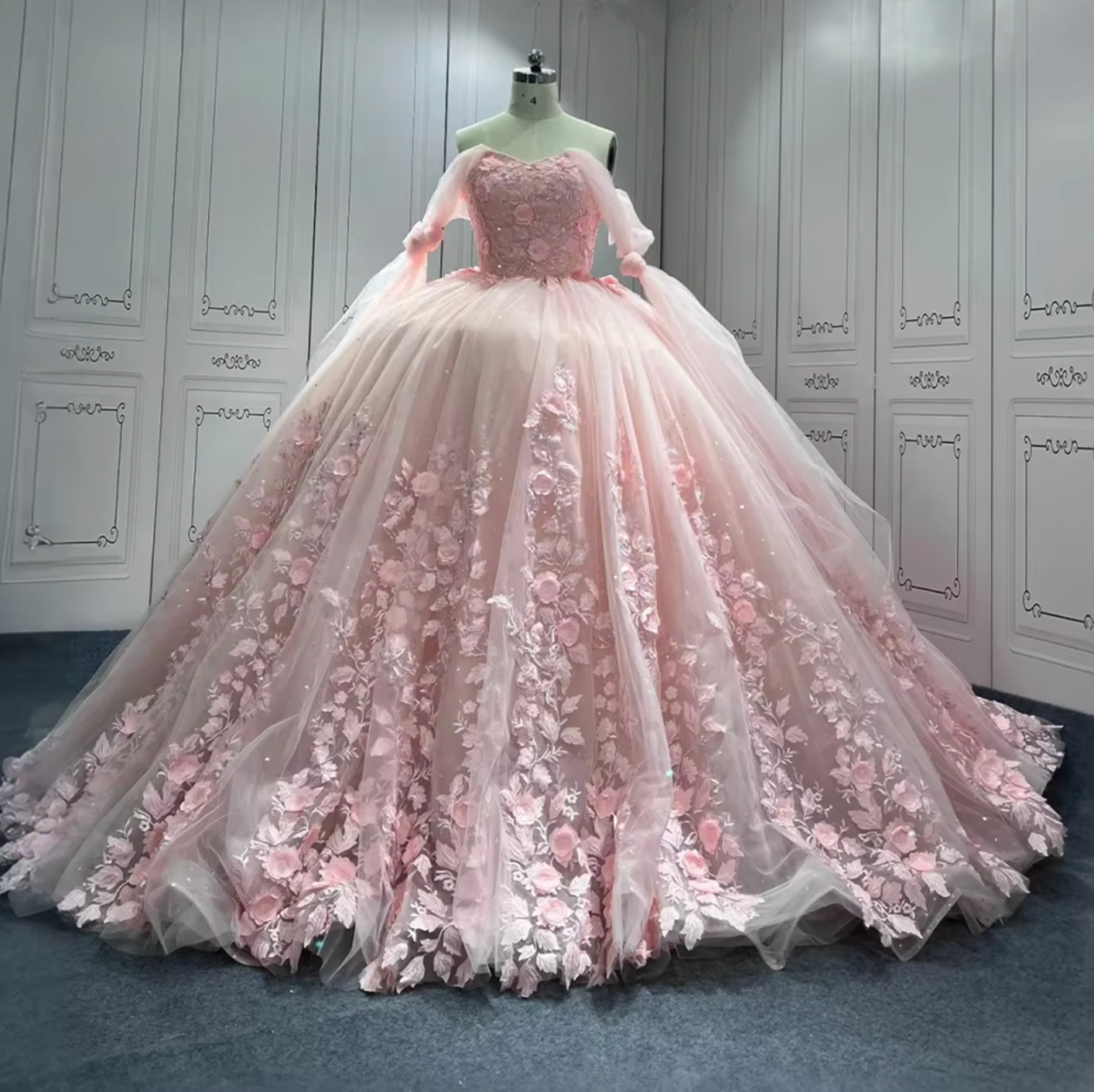 big puffy pink quinceanera dresses Amarra Pink Quinceaera Dresses