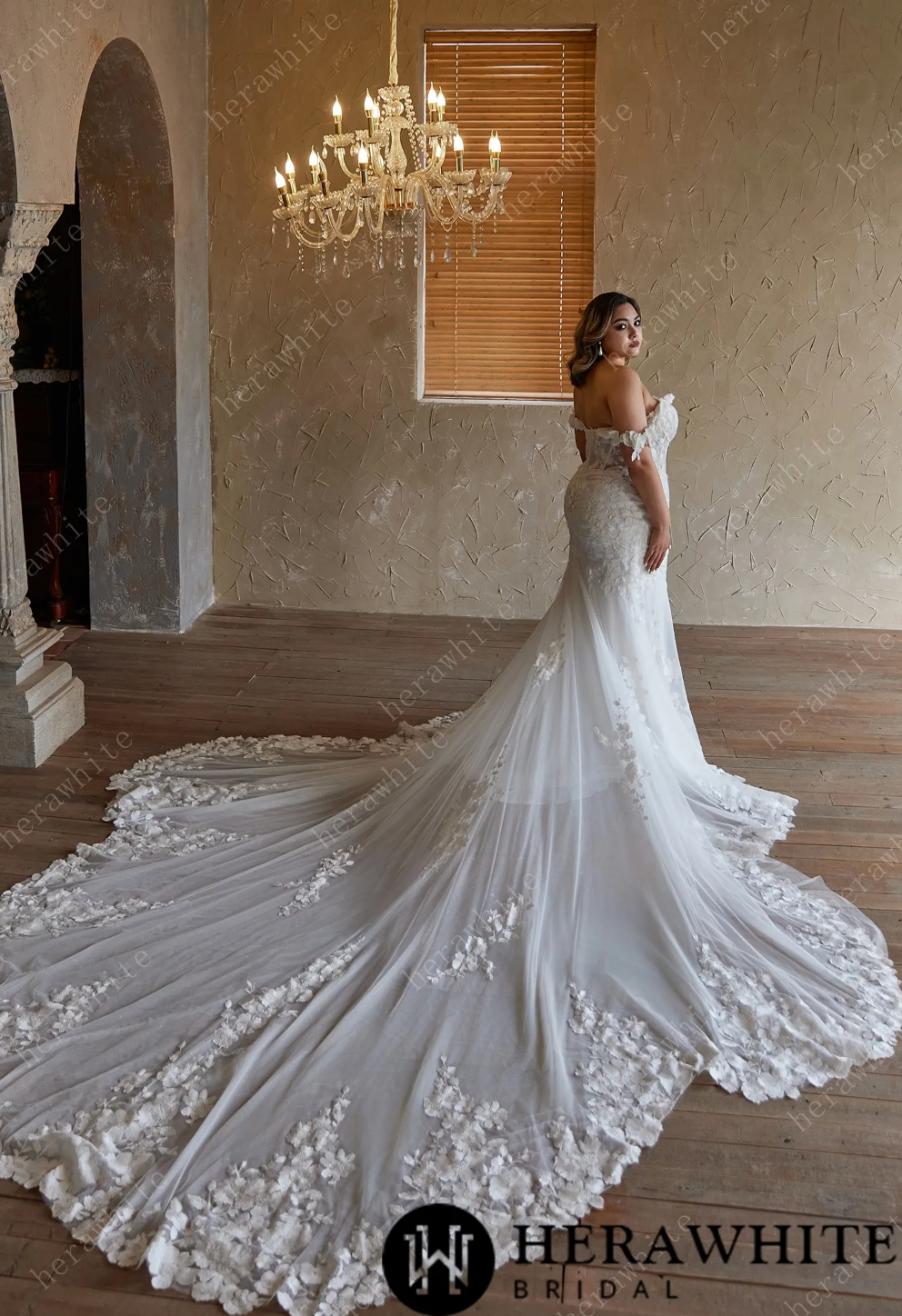size 16 mermaid wedding dress Plus Size Mermaid Wedding Dress Margaux
