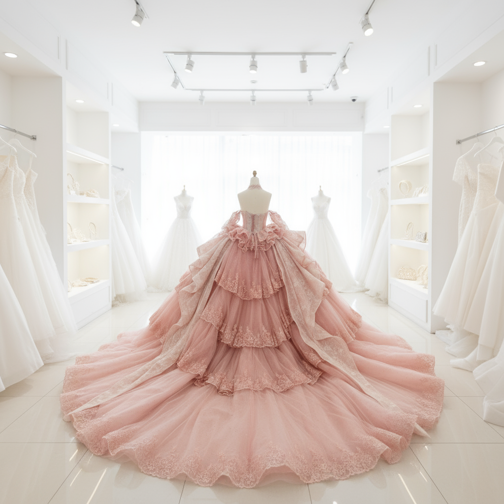 Quinceanera Dress Pink Party Ball Gown, this Pink Quinceanera Ball Gown Dress combines delicate femininity with elegant design.