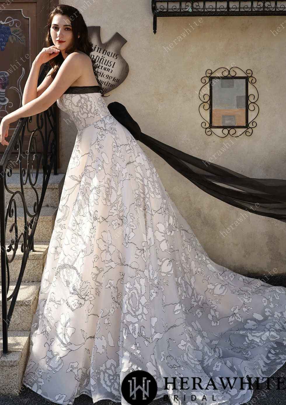 black organza wedding dress Mouccy Gothic Organza Petite Wedding Dresses for Bride Black Lace Quinceanera Dresses with Ruffles Strapless Bridal Gowns 0 at Amazon Women's Clothing store