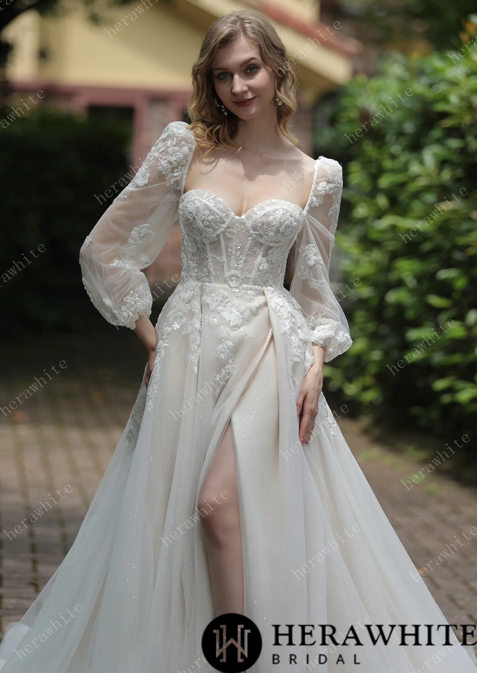 Wedding Dress Tulle Off The Shoulder Lace Ball Gown