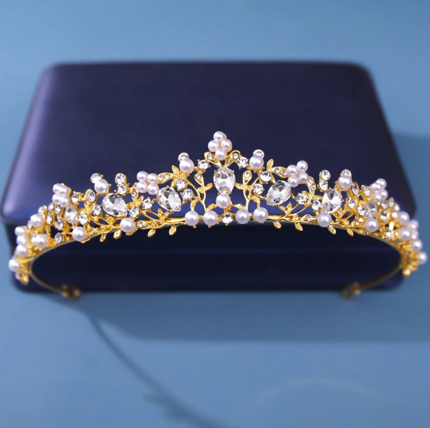 Petite Crystal Party Tiara Day Crown Hair Accessory