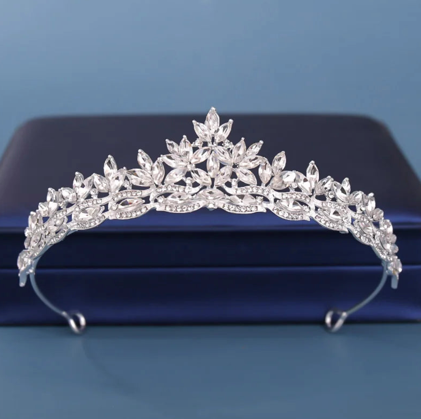 Petite Crystal Tiara Party Day Crown Hair Accessory