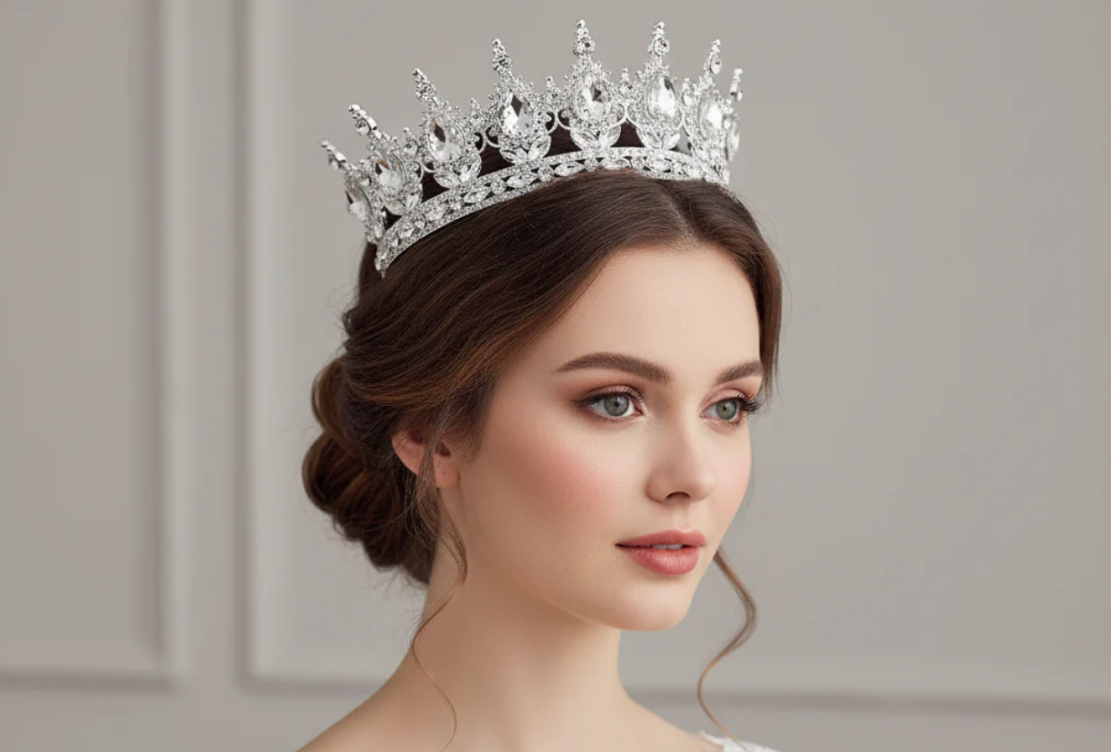 Crystal Tiara Crowns For Party Events