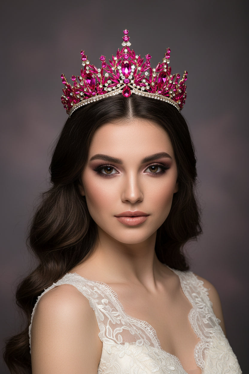 Crystal Birthday Party Tiara Crown Hair Accessory