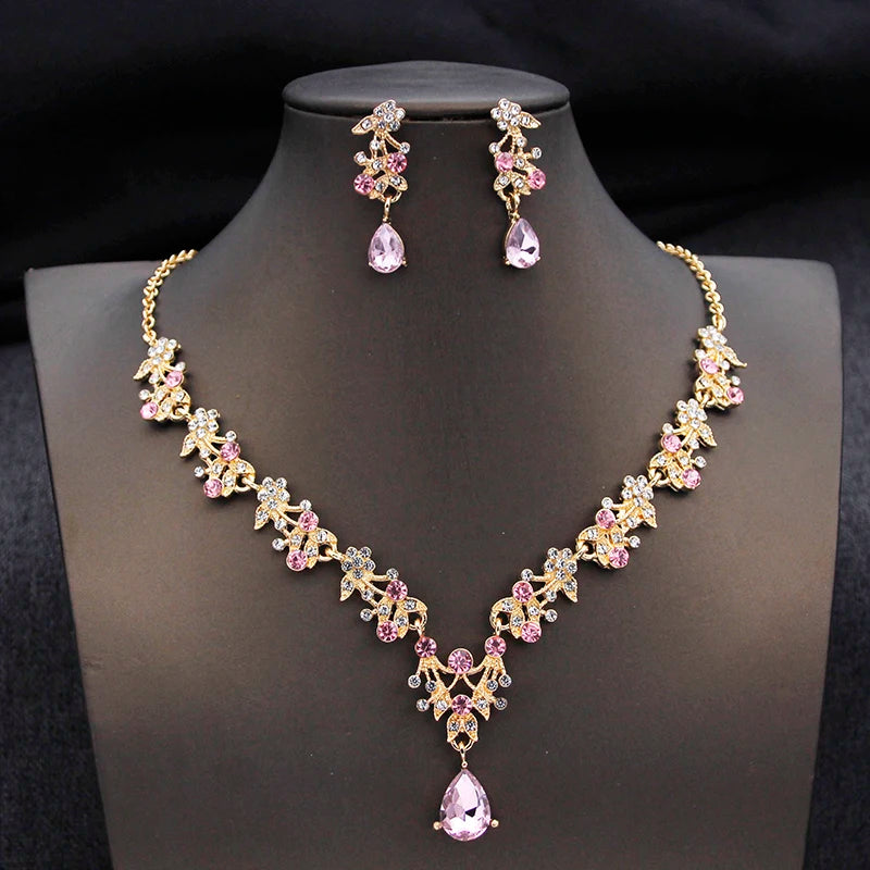 Crystal Tiara Jewelry Sets Wedding Jewelry Party Accessories, Transform into royalty with our Multicolor Tiaras and Crowns Jewelry Sets!