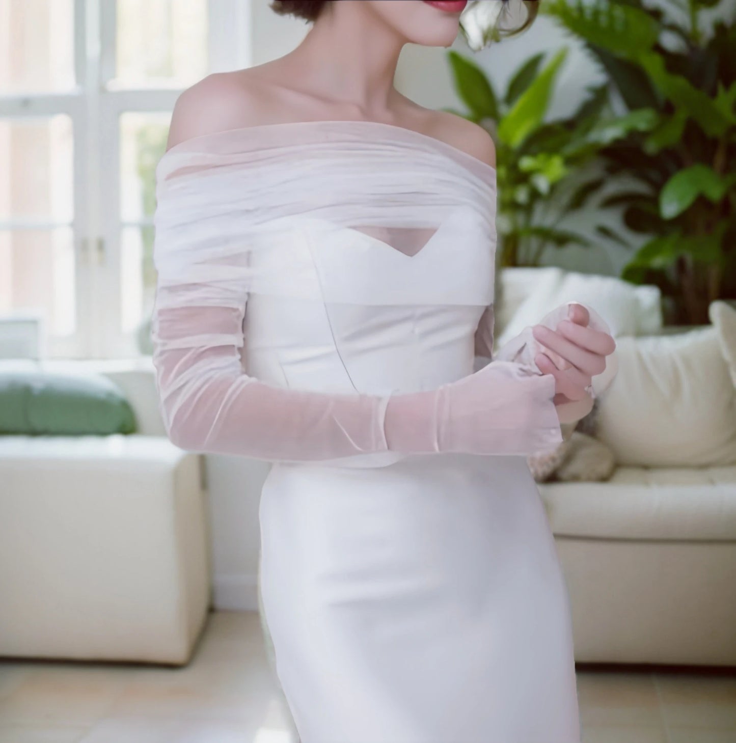 Shoulder Wrap Detachable Sleeve Wedding Dress Accessory