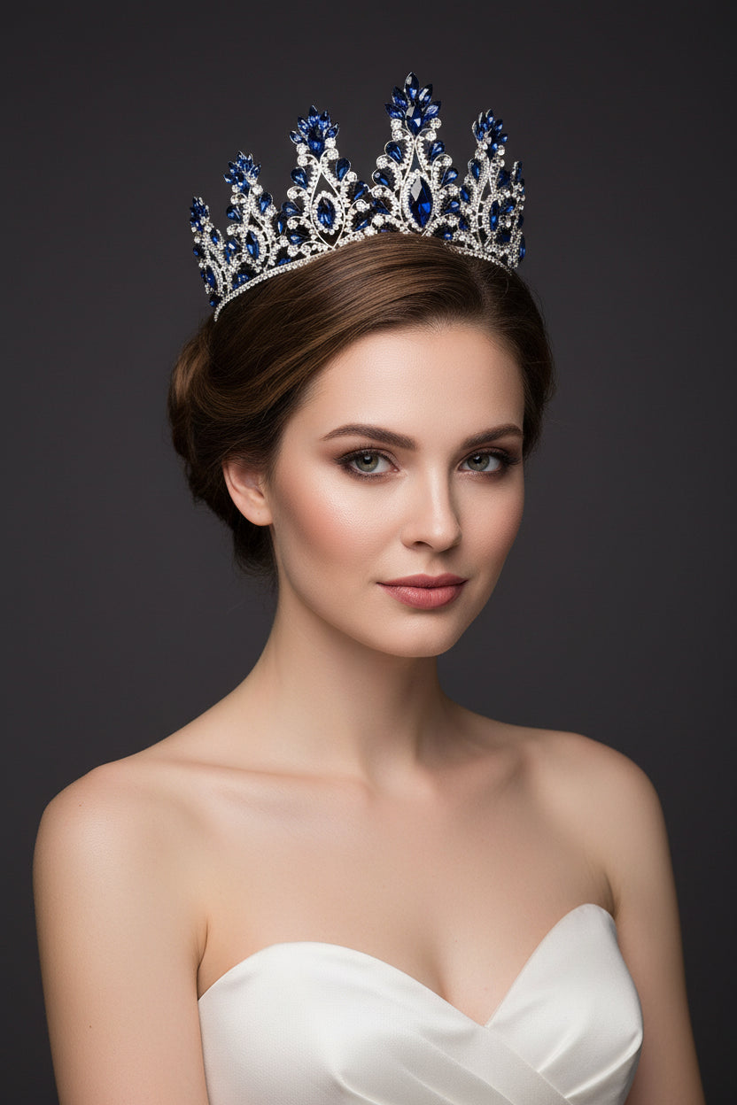 Crystal Rhinestone Wedding Crown Tiara Hair Accessories