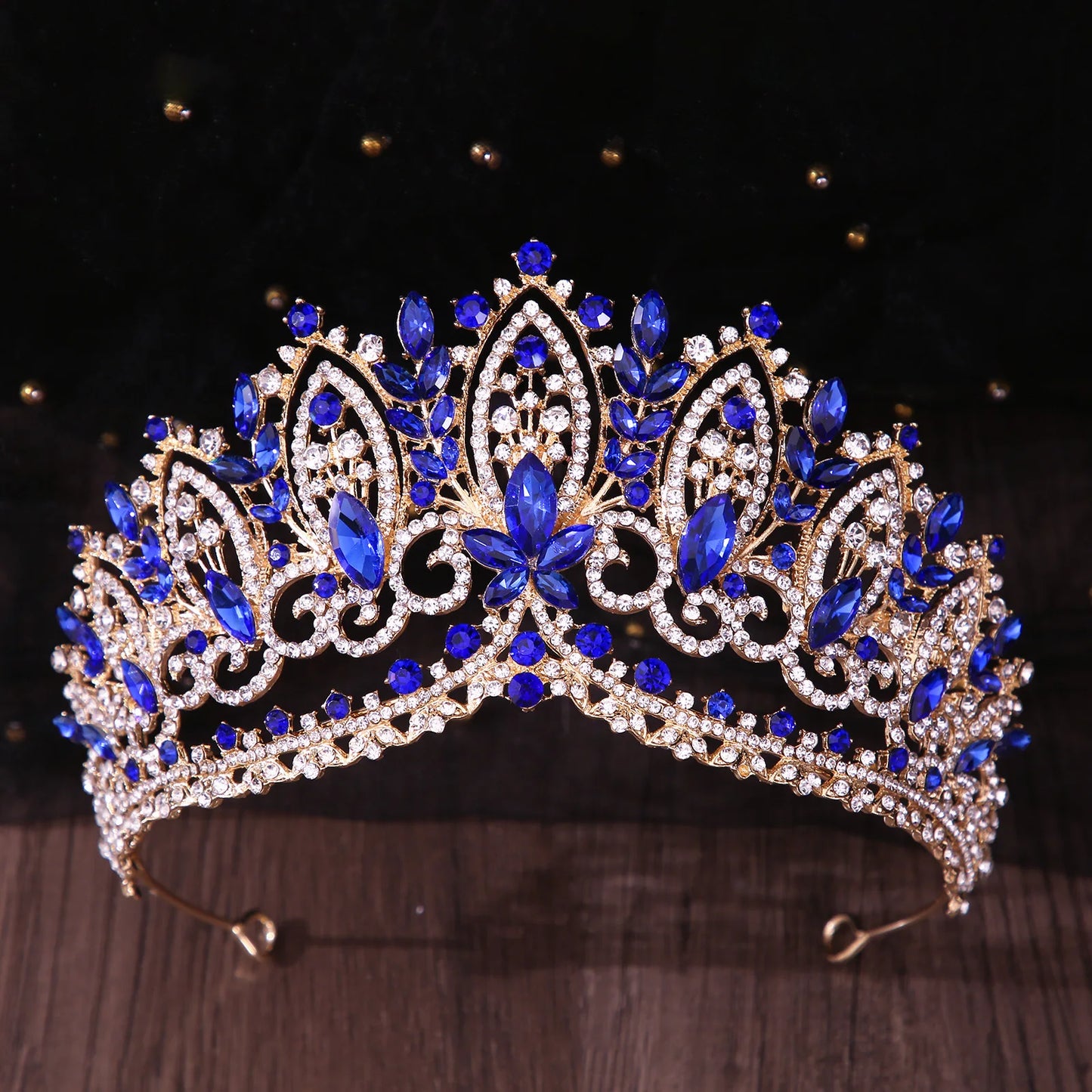 Crystal Rhinestone Tiara Wedding Bridal Crown Hair Accessories