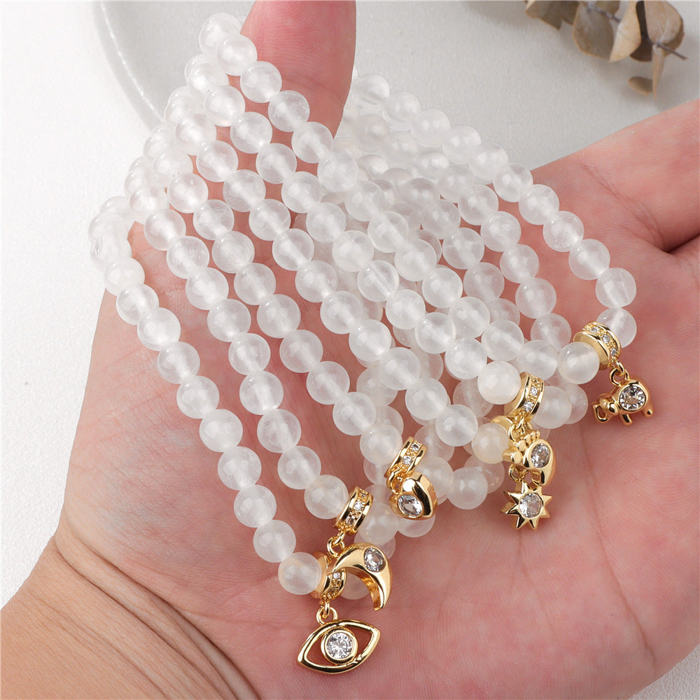 Finely Inlaid Pendant Bracelet Bridesmaid Gift