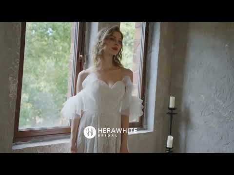 Wedding Dress Allover Lace Boho Gown With Corset Back