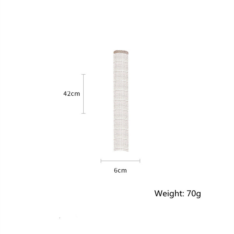 Bridal Hair Accessory Rhinestone Crystal Ponytail Tassel , Enhance your special event look with this unique hair accessory featuring long tassel crystals 