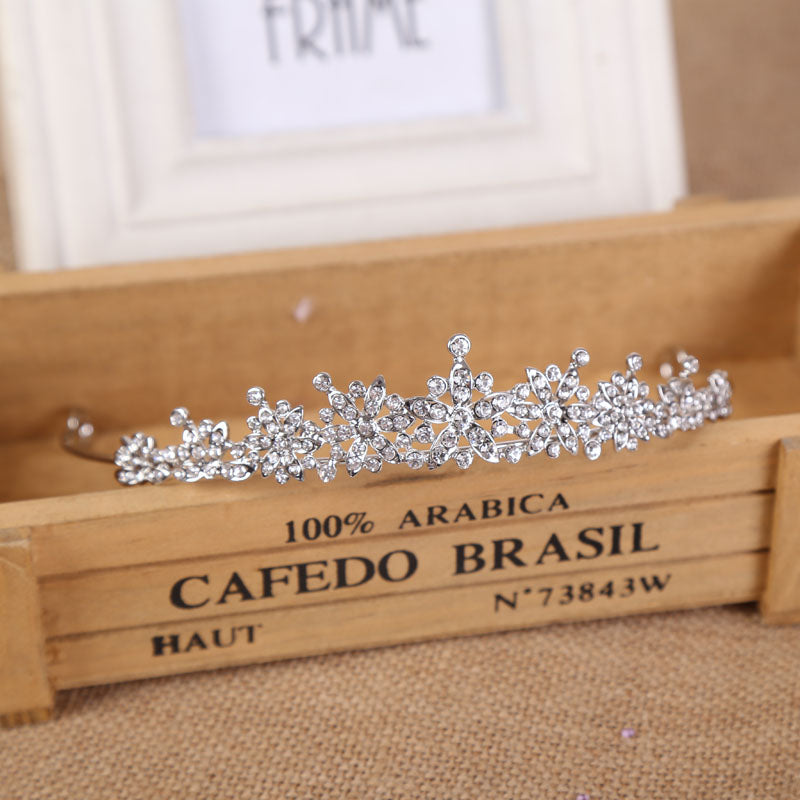 Crystal Tiara Crown Prom Birthday Wedding Hair Jewelry Accessory, Elevate any celebration with this petite tiara crown, designed for those special moments