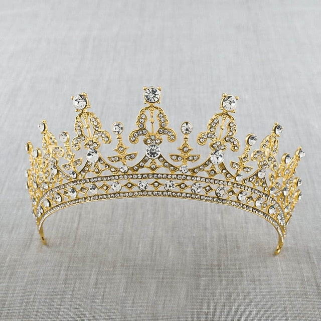 Crystal Wedding Tiara Bridal Rhinestone Crown Hair Accessory, Elevate your special occasions with our exquisite crystal tiara princess crowns, fit for royalty