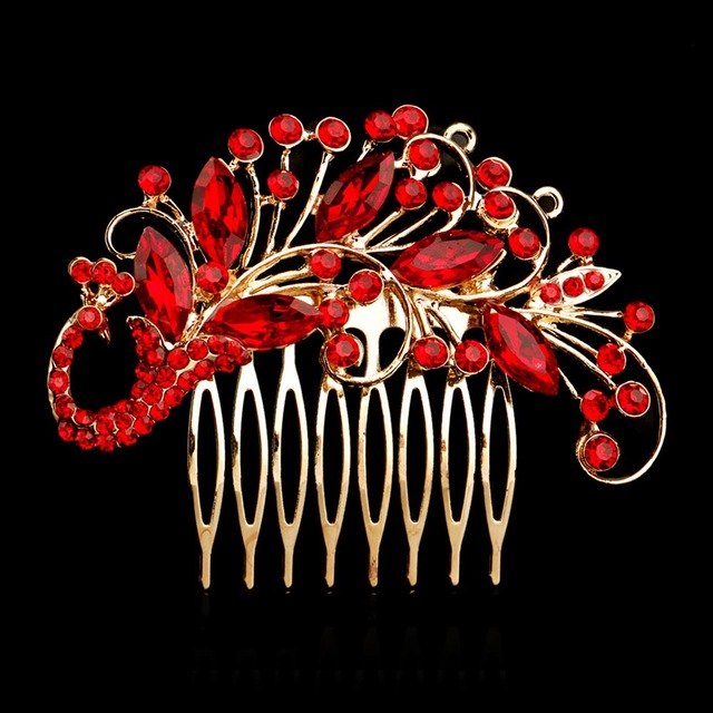 Bridal Hair Comb Crystal Wedding Day Hair Accessory, sparkling crystal bridal hair comb for your up-do on your wedding day, a special keepsake of memories to wear to your next special event.